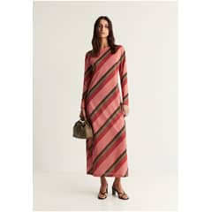SCALPERS - Vestido Lurex Rayas Contraste Multicolor