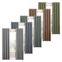 OKAERI - Cortina Blackout 100% 1 Paño 140x230cm Textura Lino - Beige