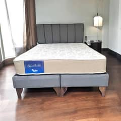 GENERICO - Cama Tubular 2plazas color Gris LINO