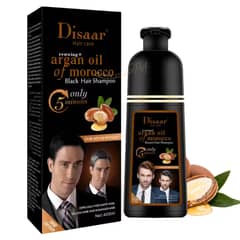 DISAAR - Shampoo Tinte Rápido Cubre Canas Color Negro