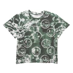 BUBBLE GUMMERS - Polera Manga Corta Niño Bubblegummers Olivo Verde Teens