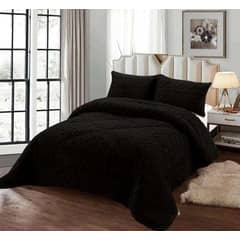 GENERICO - PLUMON CHIPORRO PARA INVIERNO TRENZADO KING - SUPER KING NEGRO