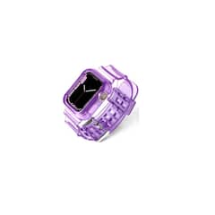 GENERICO - Carcasa con Correa Morada para Apple Watch 38/40/41 mm serie de 1 a 7