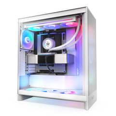 NZXT - Gabinete H7 Flow RGB (2024) Mid-Tower Case Blanco