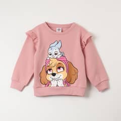 PAW PATROL - Poleron Cerrado Niña Bunny Rosado