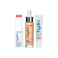 ETIENNE - Set Hydra Base Beige + Rubor Barra Cop + Iluminador