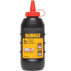 DEWALT - Tiza roja 226g escala de permanencia 3 DWHT47048L