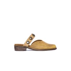 GIANI DAFIRENZE - Babucha Mujer De Cuero Pibi C46 Camel