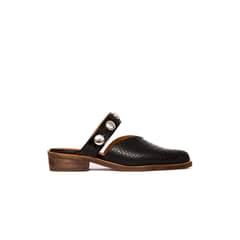 GIANI DAFIRENZE - Babucha Mujer De Cuero Pibi C45 Negro