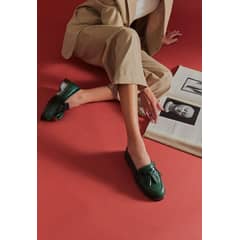 GIANI DAFIRENZE - Mocasin Mujer De Cuero Matilde C9 Verde