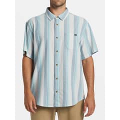 BILLABONG - Camisa Manga Corta Hombre All Day Stripe Azul