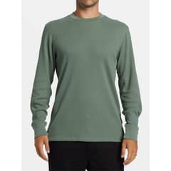 BILLABONG - Polera Hombre Essential Thermal Verde