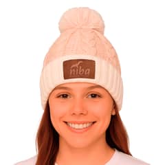 NIBA - Gorro Lana Radal Blanco Beige
