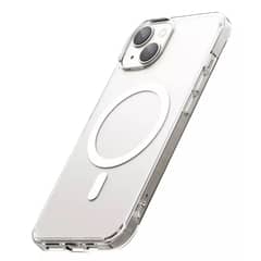 GENERICO - Carcasa para iPhone 15 MagSafe Transparente Reforzada