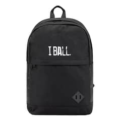 I BALL - Mochila Negra Escolar Rombo