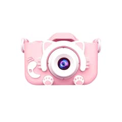 BABYLUNA - Cámara Digital Infantil con SD 32G, Portátil y Multifuncional Gatito
