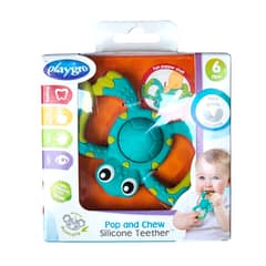 PLAYGRO - Mordedor De Silicona Tortuga