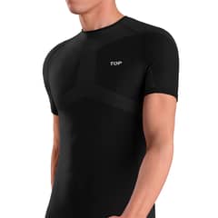 TOP - Camiseta Manga Corta Deportiva Primera Capa Microfibra