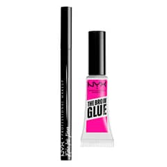 NYX PROFESSIONAL MAKEUP - Pack Line Epic Ink + Fijador de Cejas