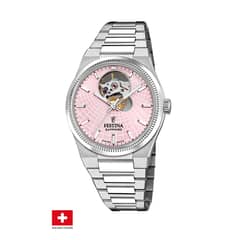 FESTINA SWISS - Reloj F200542 Rosa Mujer Automático
