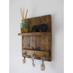 GENERICO - Soporte Para Llave De Madera Rustico