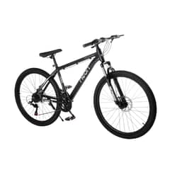 LUMAX - Bicicleta De Montaña Aro 26 Aluminio 21 velocidades Negro