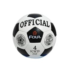 FOUR - Balón de Futbol N°4 Oficial Blanco Negro