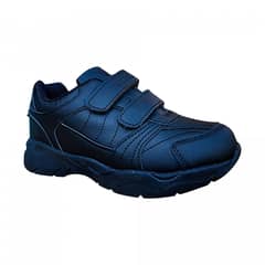 ARMONIA - Zapatillas Deportivas Escolares Color Negro con Velcro 7059