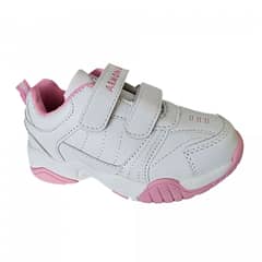 ARMONIA - Zapatillas Deportivas Escolares BlancoRosa con Velcro -7062