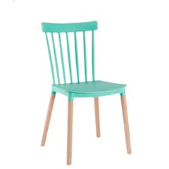GENERICO - Silla de Comedor Windsor de Polipropileno Menta