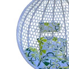 PEQUI - SILLA COLGANTE BLANCA CON COJIN