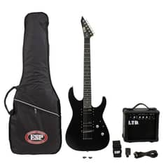 LTD - Pack de guitarra eléctrica M-10 Black Satin