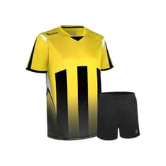 FOUR - Camiseta de Futbol y Short - Amarillo Negro - Watford - M