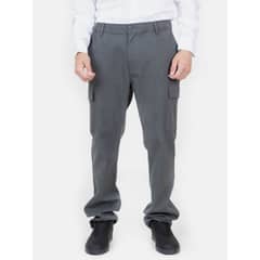 MAUI AND SONS - Pantalón Escolar Cargo Gris Juvenil - Gris