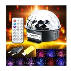 MALIK - PARLANTE MP3 BLUETOOTH USB CON LUCES GIRATORIA