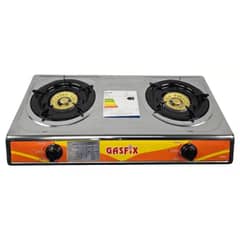 GENERICO - Cocinilla A Gas Para Camping 2 Platos Certificada Sercogas