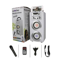 AMAZING - Parlante Karaoke Bluetooth Recargable Blanco