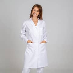 UNIFORMA - Delantal mujer blanco Industrial Institucional escolar