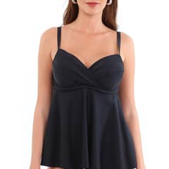 SAMIA - Tankini basico negro - Negro