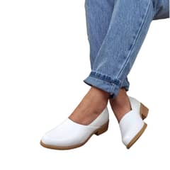 PAND G - Zapato Blanco Charol Mujer