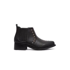 GIANI DAFIRENZE - Botines Mujer De Cuero Yal C16 Negro