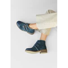 GIANI DAFIRENZE - Botin Mujer De Cuero Judy C2 Azul