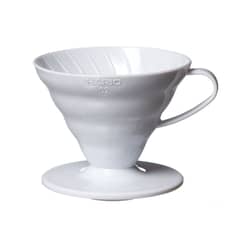 HARIO - Cafetera V60 01 Acrilico blanco - Dripper para Café de Especialidad