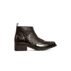 GIANI DAFIRENZE - Botines Mujer De Cuero Alca C9 Negro