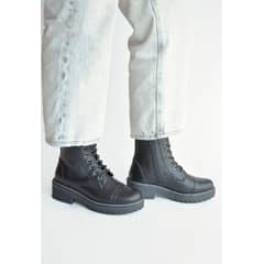 GIANI DAFIRENZE - Botines Mujer De Cuero Tiuque C21 Negro