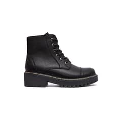 GIANI DAFIRENZE - Botines Mujer De Cuero Tiuque Negro C21
