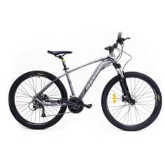 PHOENIX - Bicicleta 27.5 MTB 27 Velocidades Negro/Gris