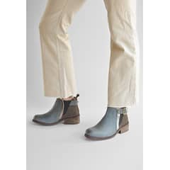 GIANI DAFIRENZE - Botin Mujer De Cuero Angu Gris Café C12