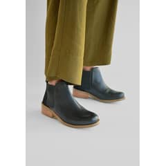 GIANI DAFIRENZE - Botin Mujer De Cuero Tina Negro C1