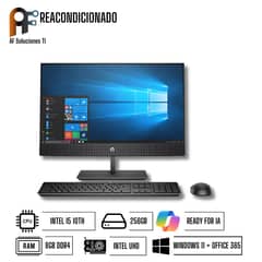HP - AIO Prodesk 400 G6 I5 10TH - 8GB - 256GB Win 11-Office365